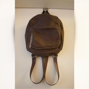 Chocolate cocoa brown mini backpack